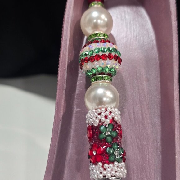 Pick-a-Pretty Holiday Pen by PenGwensPosh - Bling Bling + Ink Refill - Picture 6 of 7